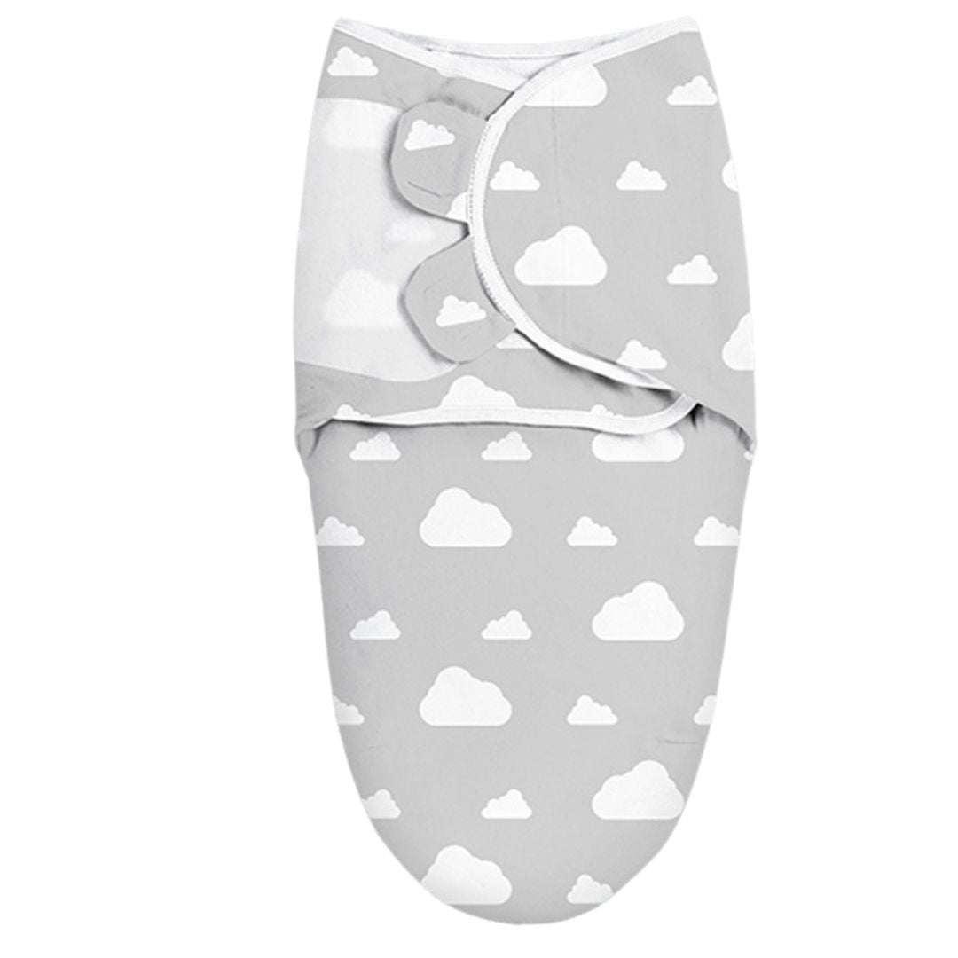 Sacco Nanna Estivo Fascia Swaddle Neonato – Fantasia Nuvolette | Sonni Tranquilli e Coccolosi