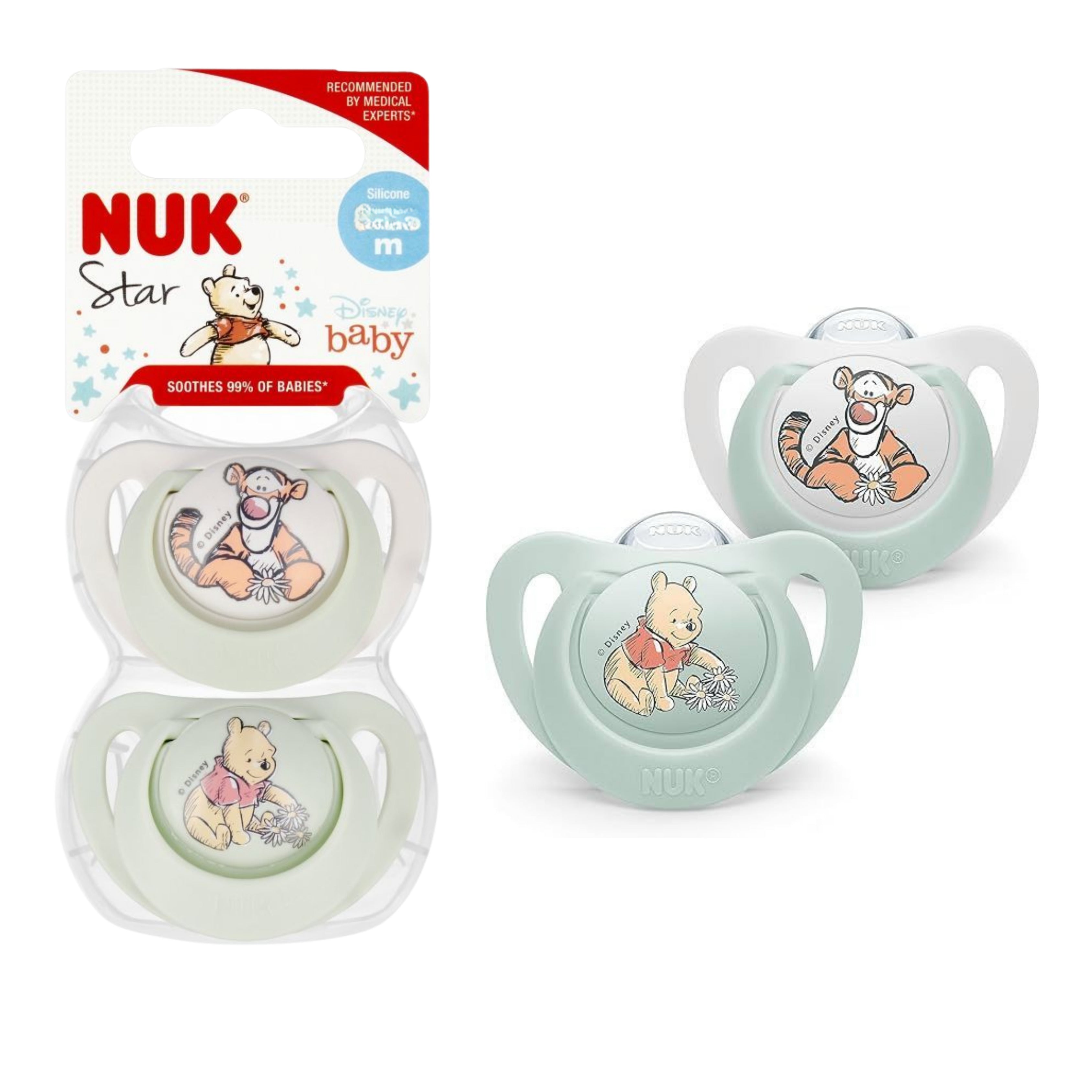 Ciucci Nuk x2 Winnie The Pooh Silicone