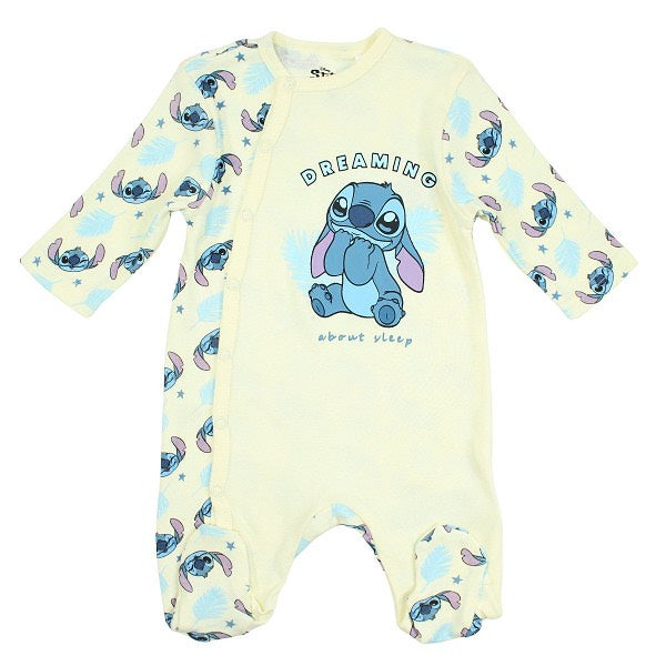 Tutina Neonato/ Bimbo Stitch 100 %cotone