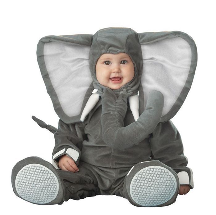 Costume da Elefantino per Neonato – Morbido e Adorabile 🐘