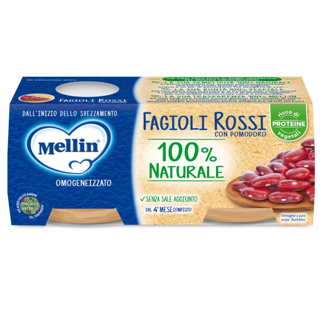 Mellin fagioli  rossi 80x2gr