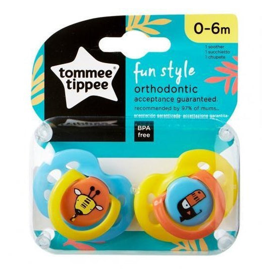 succhietto tomme tippe fun style 0-6m 2pz - Baby Shop Store