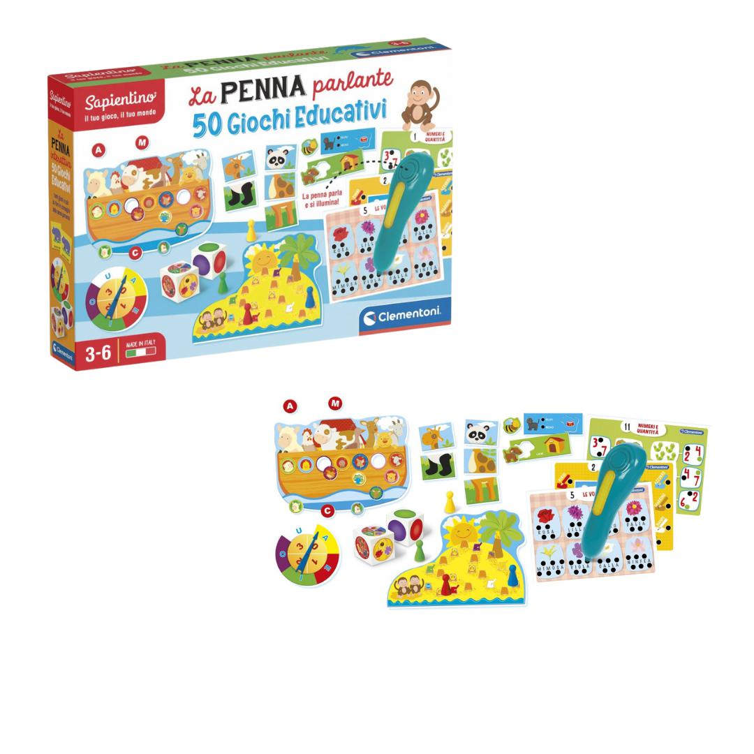 La Penna Parlante Clementoni 50 giochi 3-6