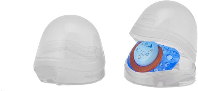 Portaciuccio Chicco Bianco per due succhietti