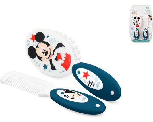 spazzola e pettine disney mickey 0m+ - Baby Shop Store