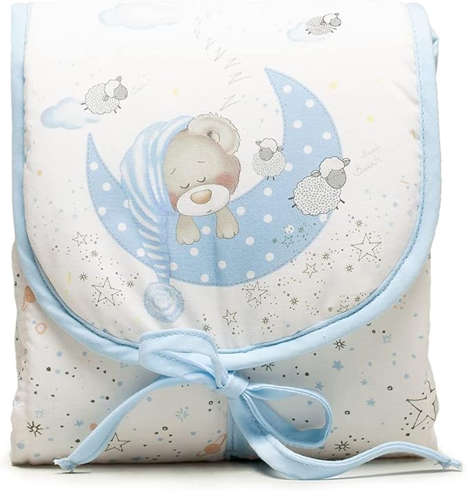 Fasciatoio da Viaggio Azzurro, Orsetto Interbaby