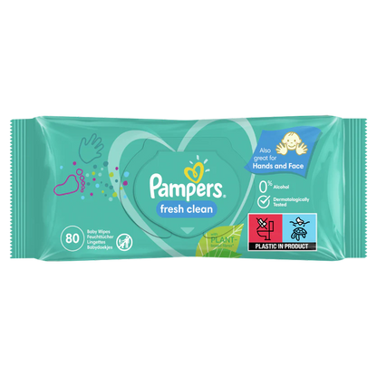 Pampers Toallitas Limpias Frescas 80uds