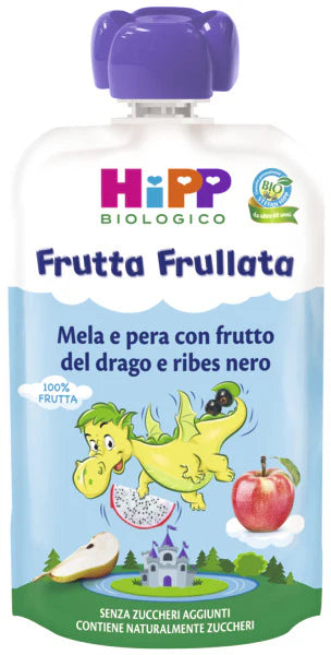 Pera e mela con frutto del drago e ribes nero 90gr