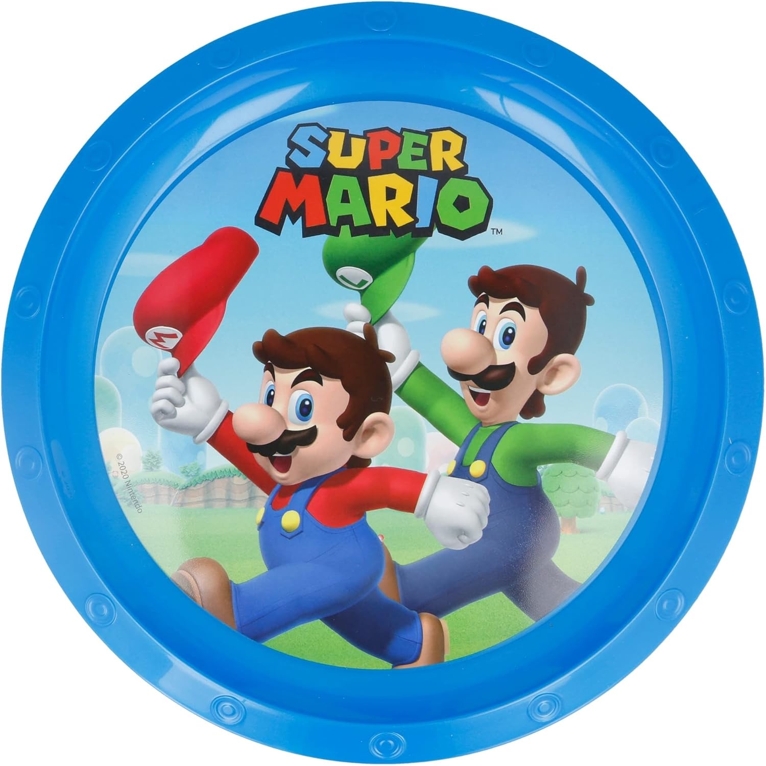 Piatto plastica Supermario
