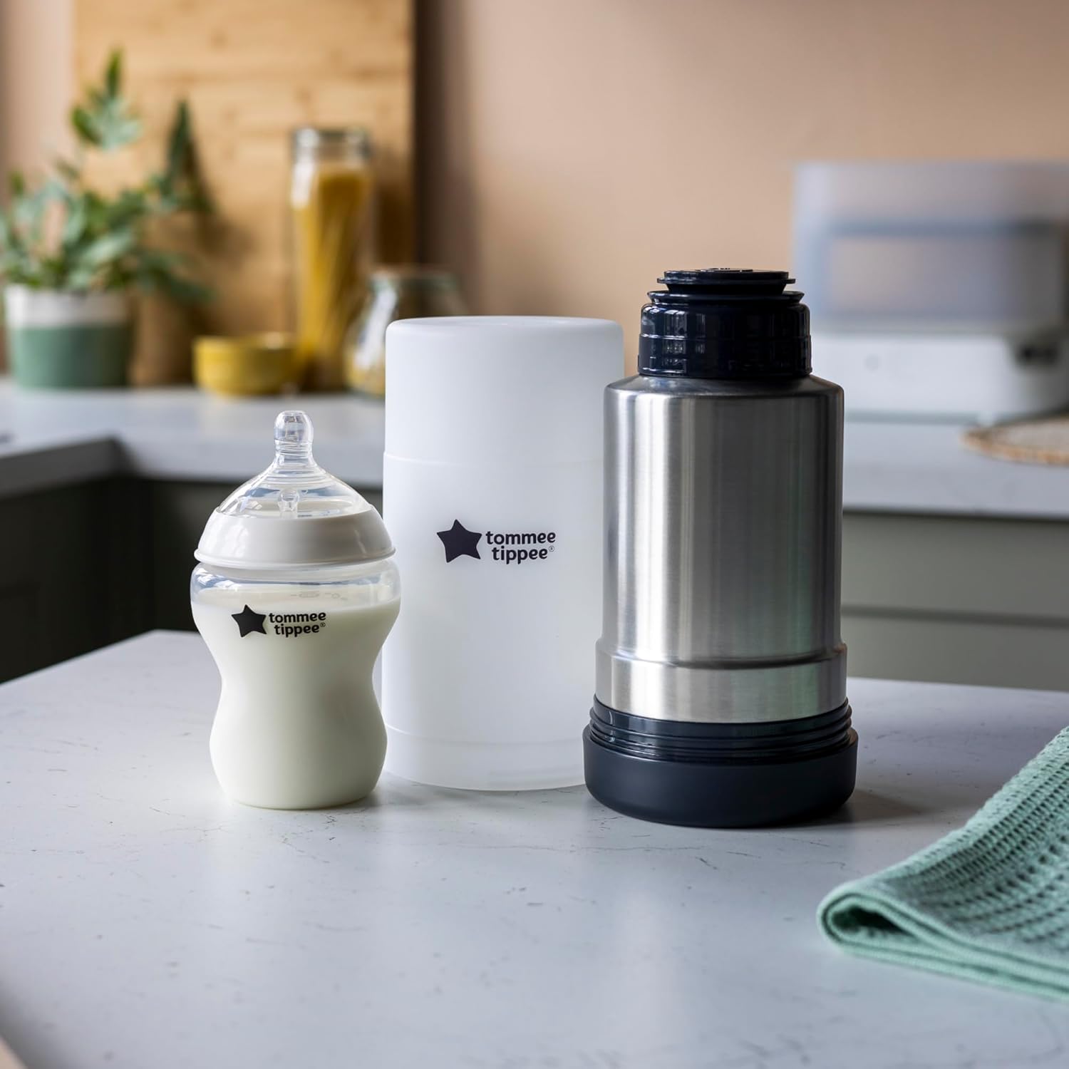 Thermos tommi tippe con contenitore porta biberon