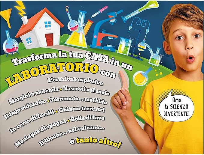 Scienza in casa, vulcanologica Lisciani 8-12 anni