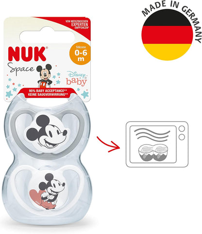 Ciucci Nuk silicone disney   2pz topolino