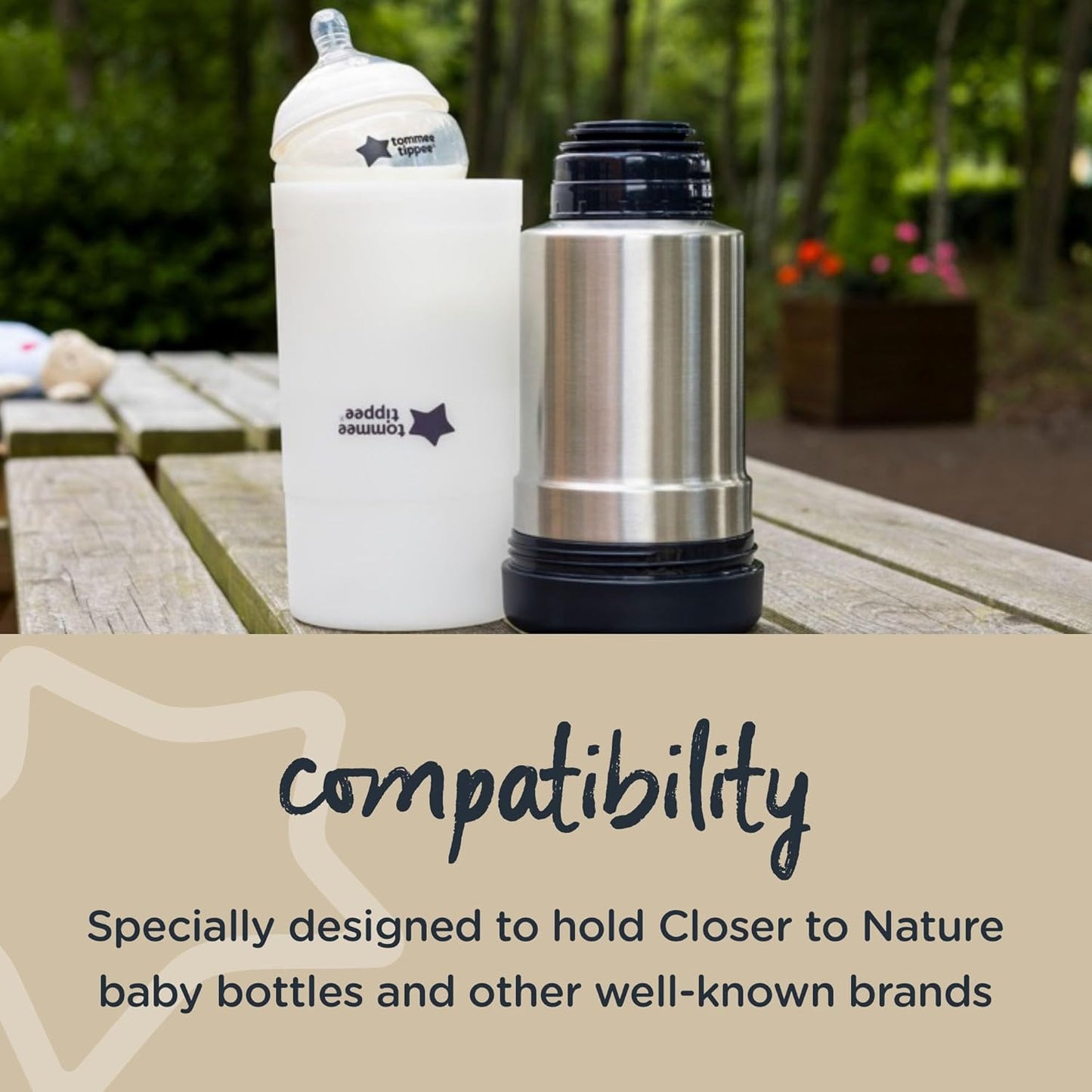 Thermos tommi tippe con contenitore porta biberon