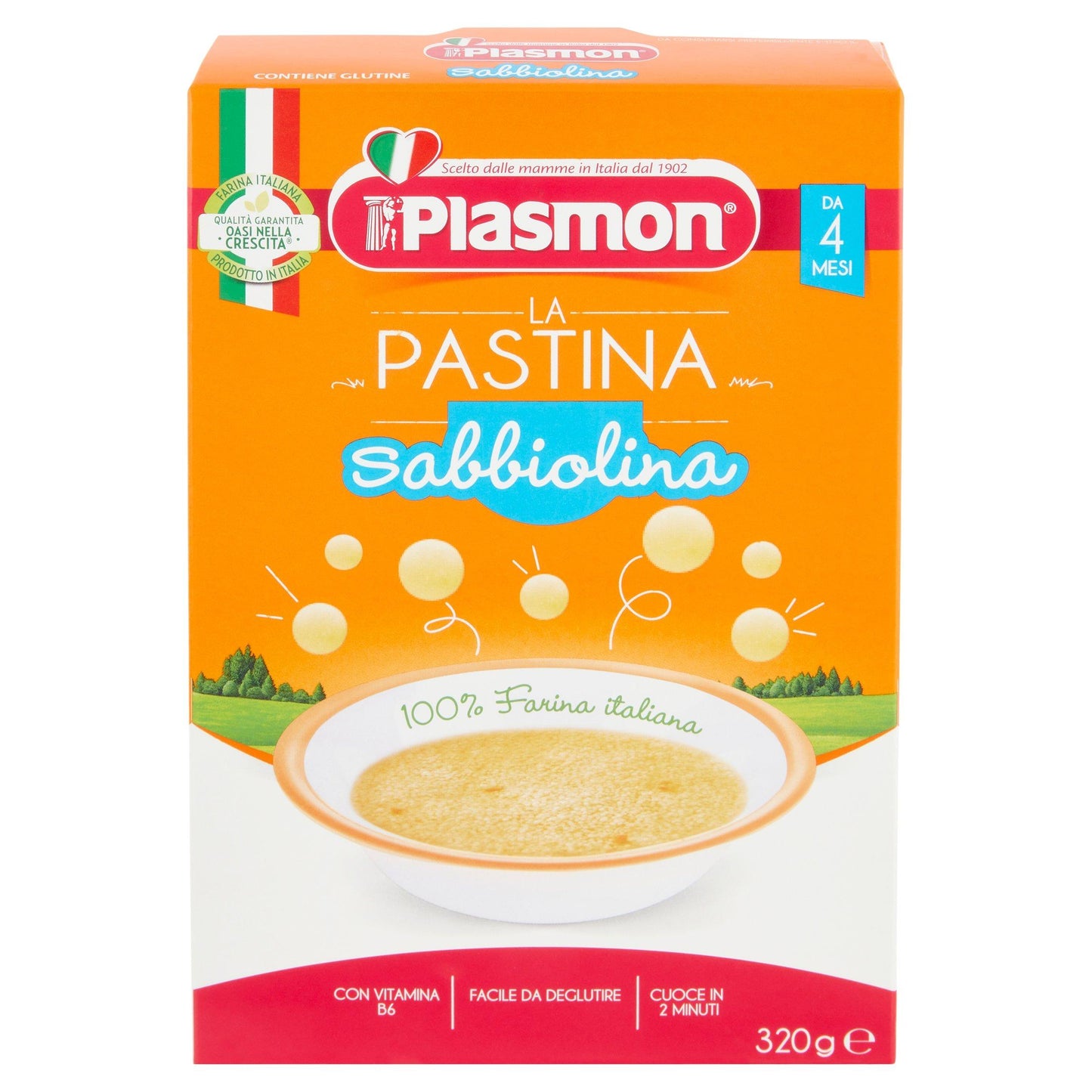 Pastina Plasmon Sabbiolina 4m+