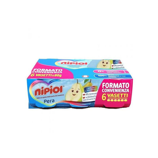 Omogeneizzato Nipiol Pera 80grx6