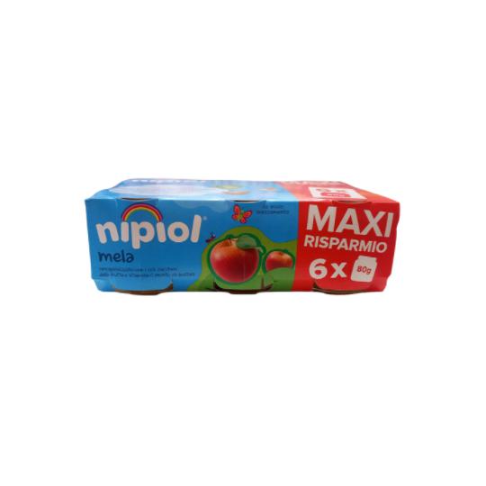 Frutta Nipiol 6x80gr Mela maxi risparmio