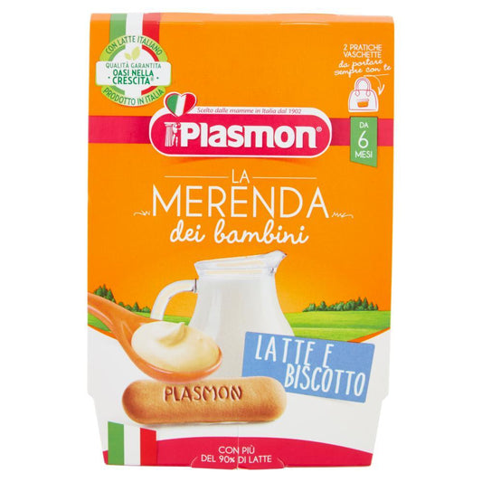 merenda Plasmon Latte e Biscotto 240gr - Baby Shop Store