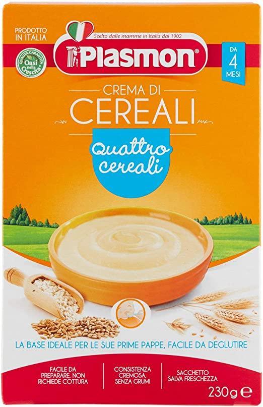 Crema di Cereali Quattro Cereali Plasmon - Baby Shop Store