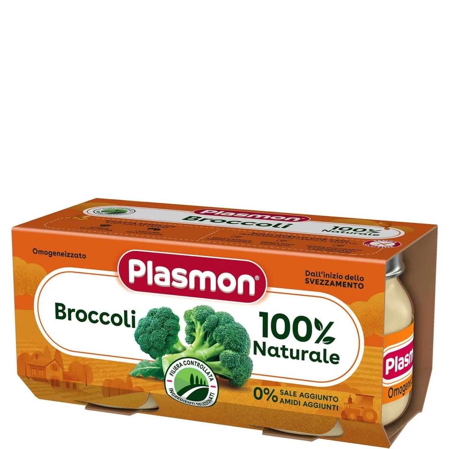 OMO PLASMON BROCCOLI 2X80G - Baby Shop Store