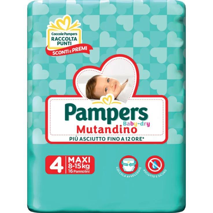 Pannolini Pampers Baby Dry Mutandina 4. 16 pz - Baby Shop Store