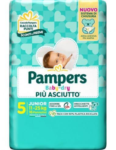 Pannolini Pampers Baby Dry 5. 16 pz - Baby Shop Store