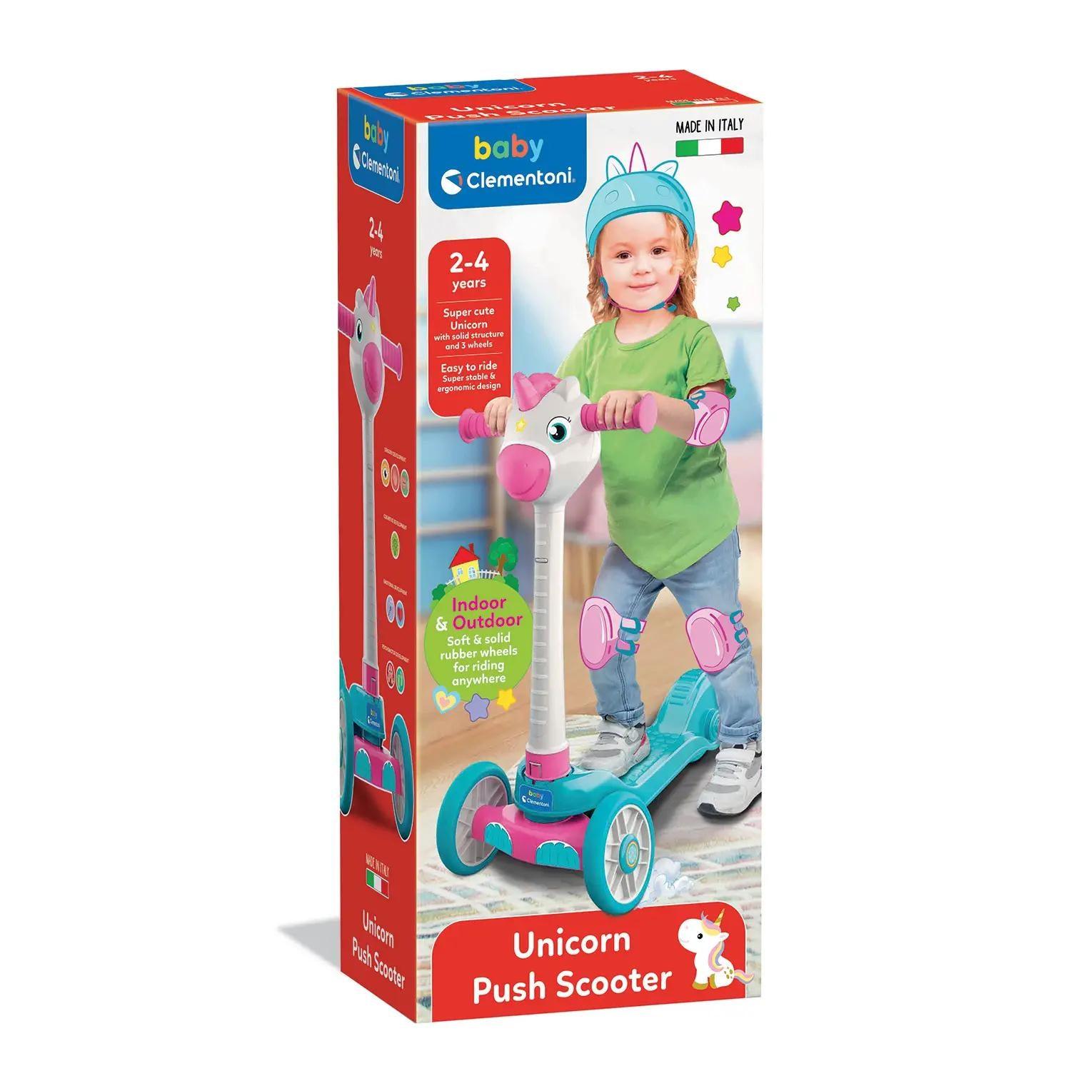 BABY UNICORN PUSH SCOOTER CLEMENTONI - Baby Shop Store