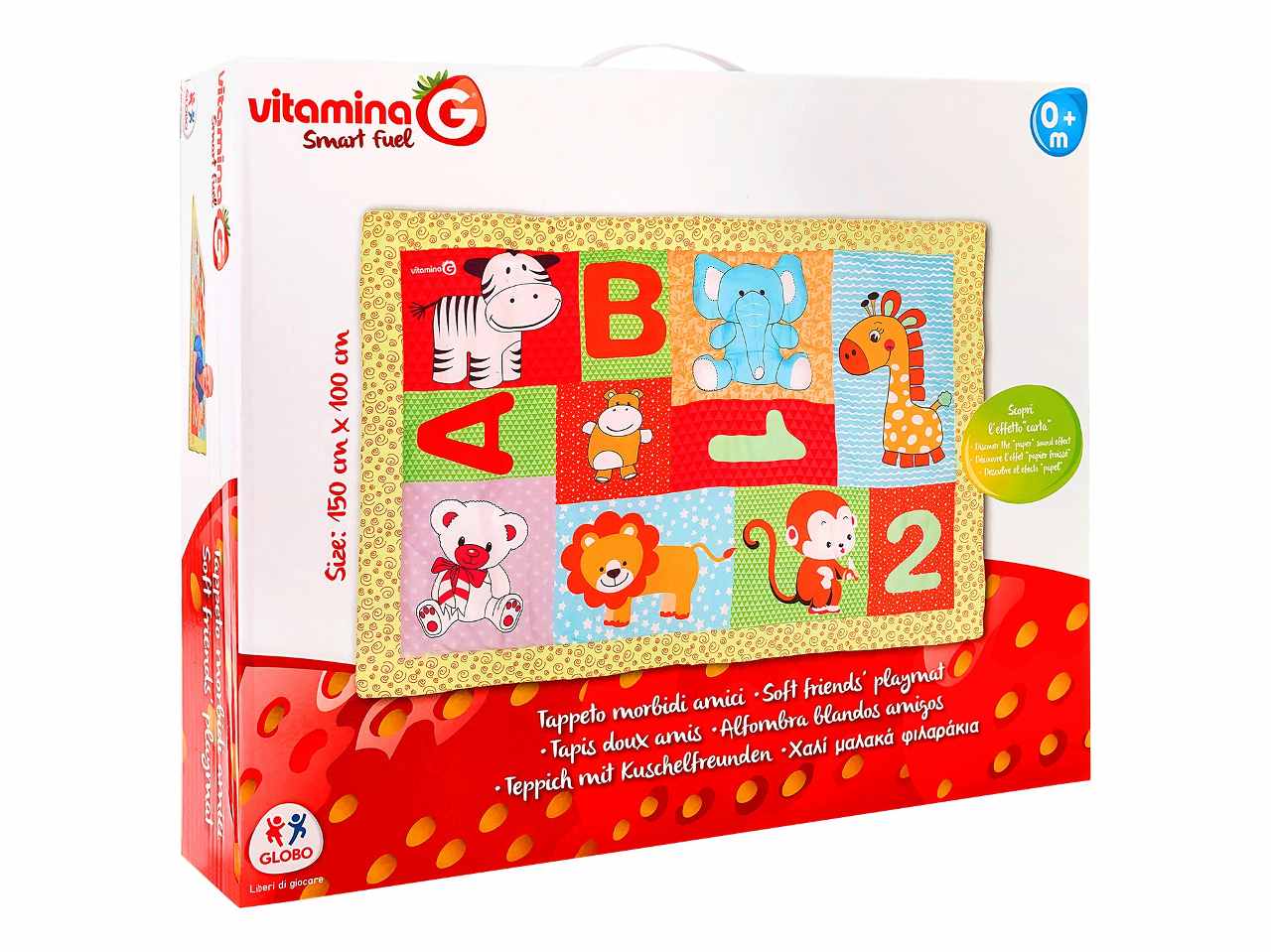 Alfombra suave amigos Vitamina G 150x100cm