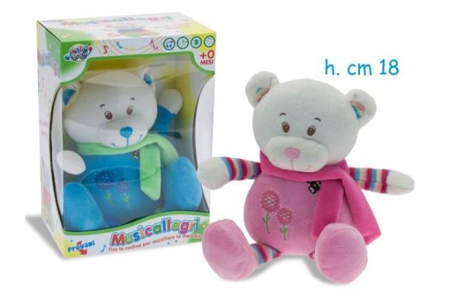 Orsetto Con Sciarpa E Carillon - Baby Shop Store