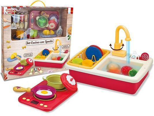 Grande Chef Set Cucina con Lavello - Baby Shop Store