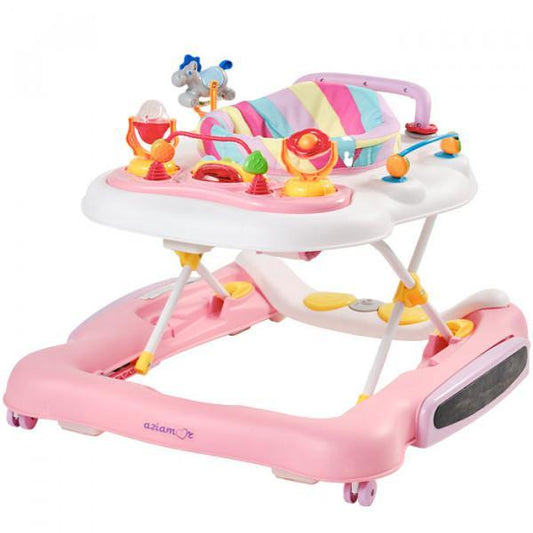 girello Aziamor multifunzione 5in1 rosa - Baby Shop Store