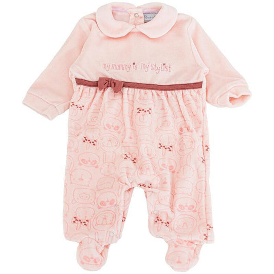 tutina in ciniglia femminuccia pastello rosa - Baby Shop Store