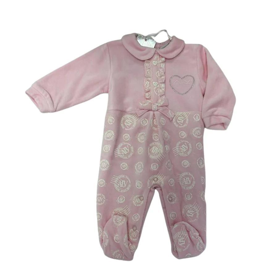 tutina alviero martini in ciniglia rosa - Baby Shop Store