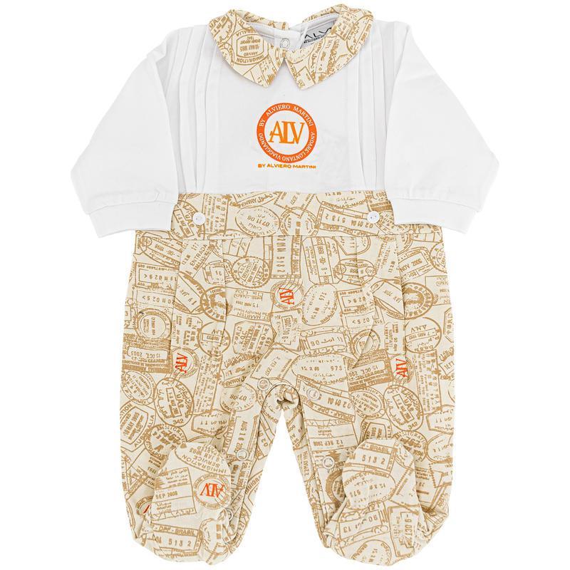 Tutina cotone Alviero Martini beige maschietto - Baby Shop Store