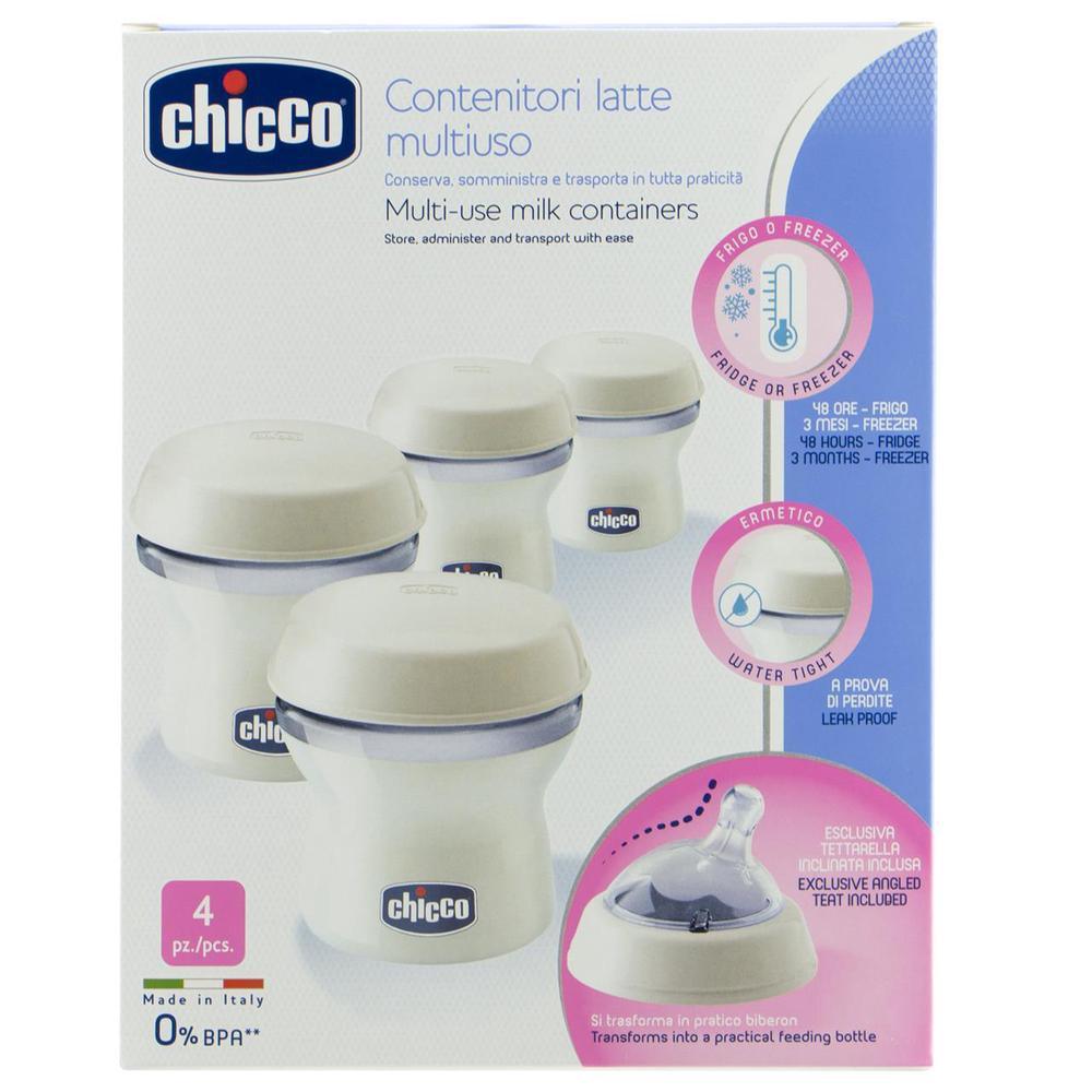 Contenitori latte multiuso Chicco 150mlx4 - Baby Shop Store