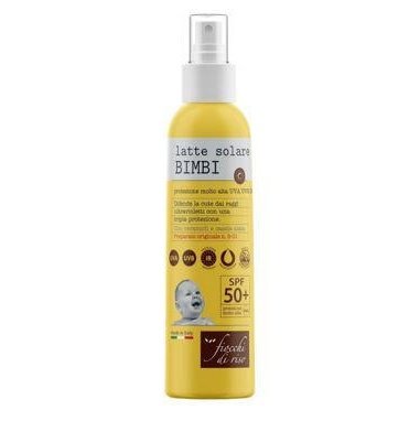 Latte solare bimbi fiocchi di riso 140 ml - Baby Shop Store