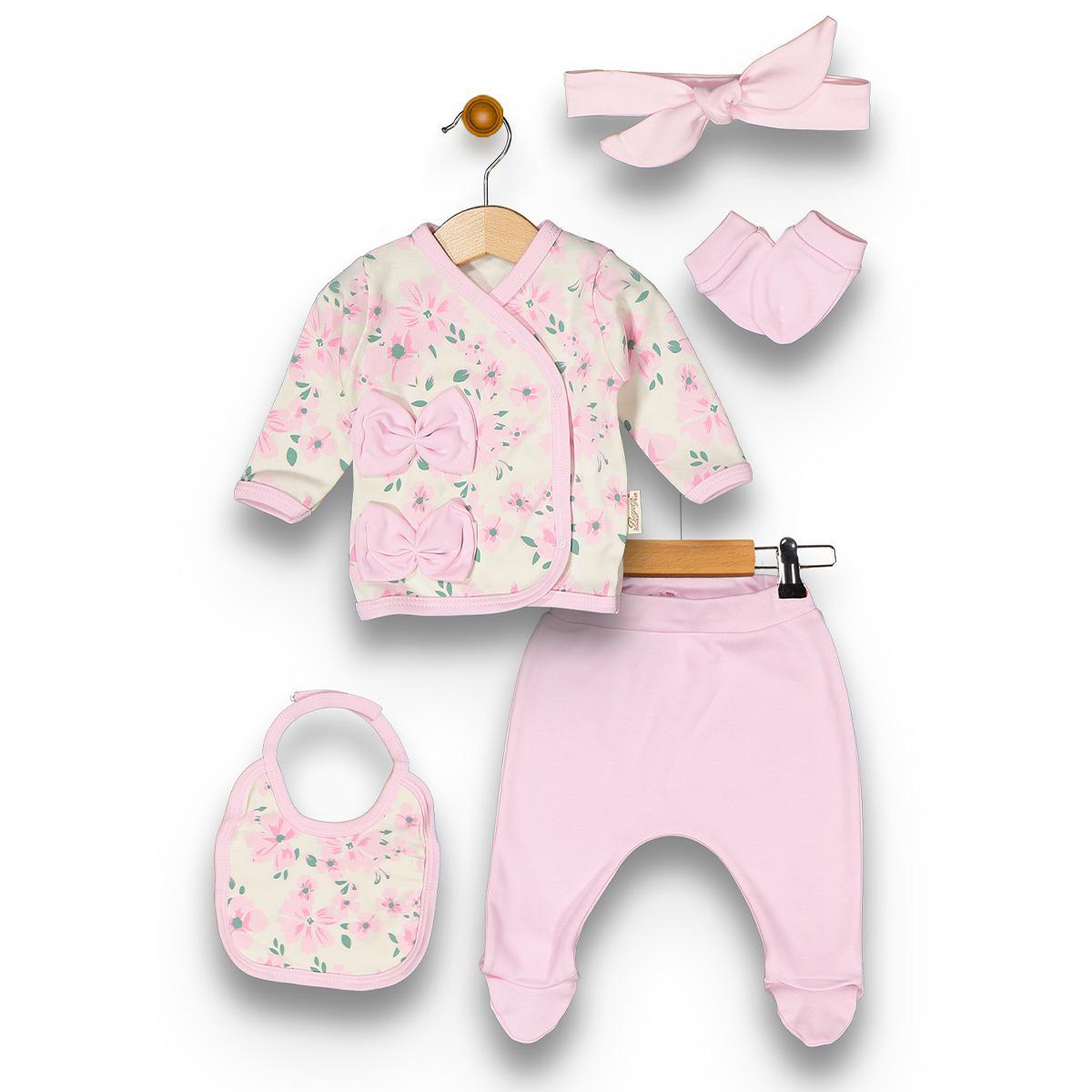 Set bimba 0-3 mesi cotone rosa - Baby Shop Store