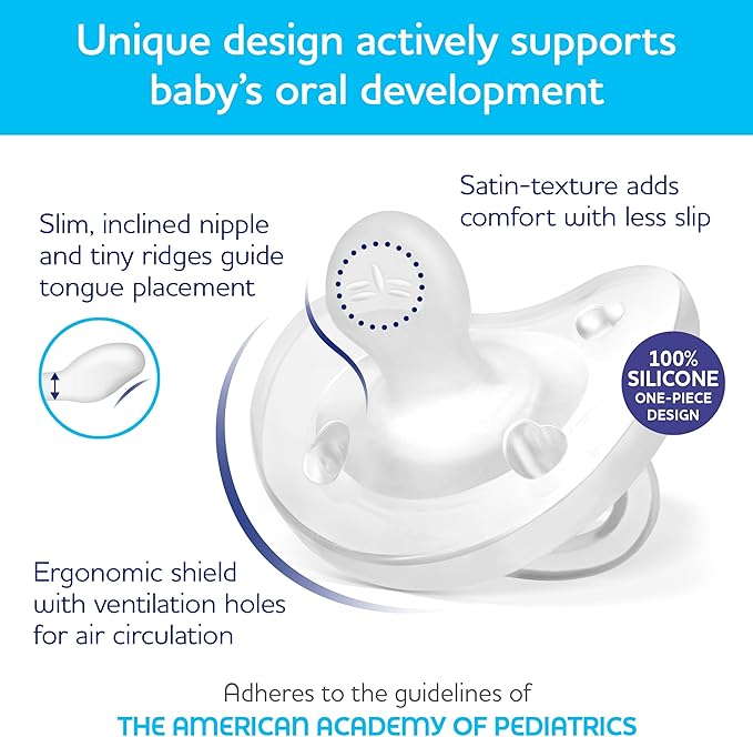 Chicco Gommotto Silicone Azzurro 2-6 Mesi 2 Pezzi