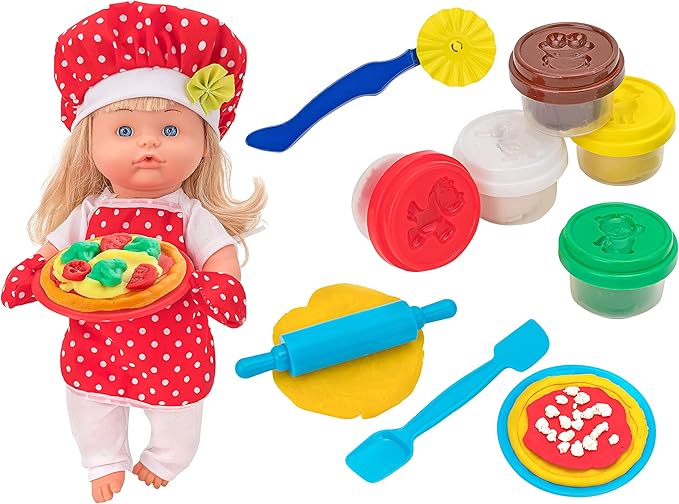 BAMBOLA B/O CM 35 PIZZA/CHEF 5X25GR 3+