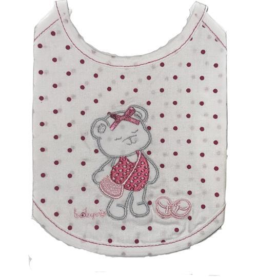 Baby vip bavetta con pois fucsia - Baby Shop Store