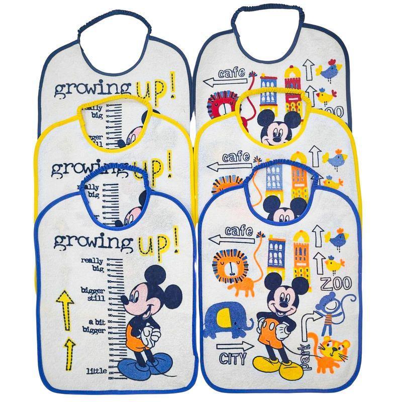 bavette mickey mouse pz6 plastificati taglia gra - Baby Shop Store