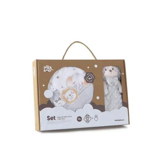 set regalo accappatoio + dou dou grande - Baby Shop Store