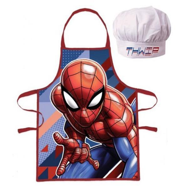 grembiule e cappello spiderman - Baby Shop Store