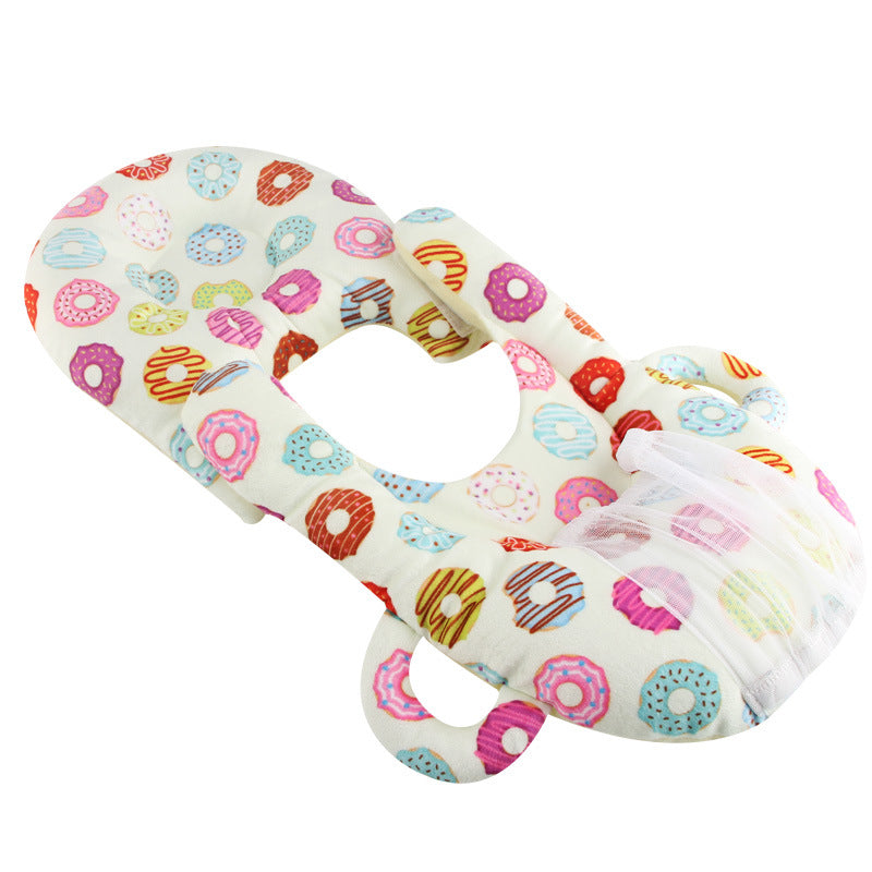 Cuscino Reggi-Biberon per Neonati  Supporto Rosa Morbido