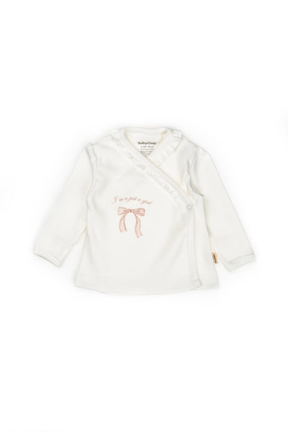Corredino Neonata 10 Pezzi in Cotone Bio – Rosa Cipria con Fiocch