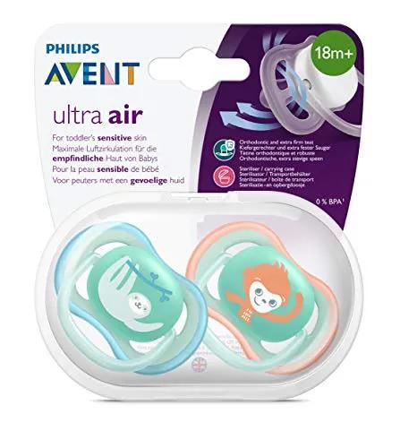 succhietto Avent ultra air neutro 18m+ 2pezzi - Baby Shop Store