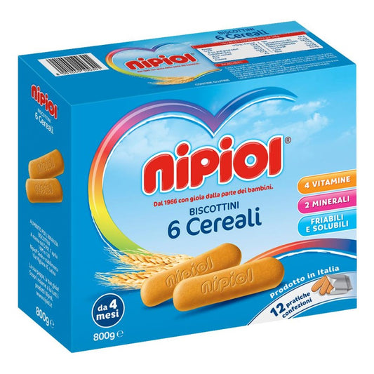 Biscotti nipiol 6+mesi 800gr