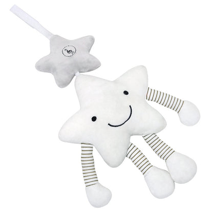 Giocattolo musicale a forma di stellina in peluche – Sonaglino da appendere alla culla o passeggino