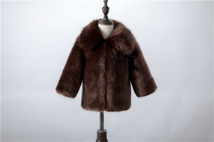 Cappotto elegante in pelliccia sintetica – Bambino/a (3 colori)