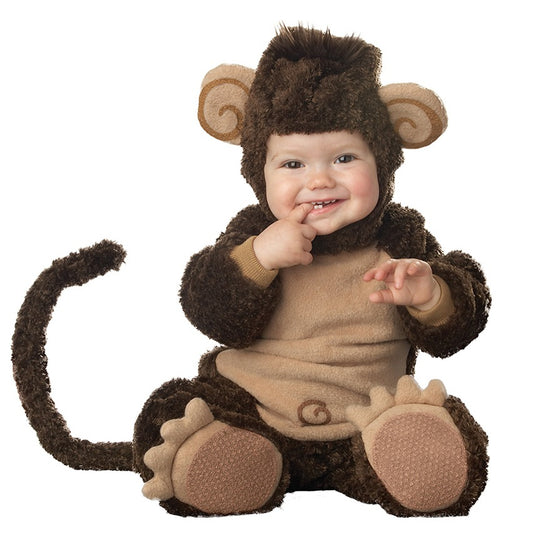 Costume da Scimmietta per Neonato – Morbido e Divertente 🐵