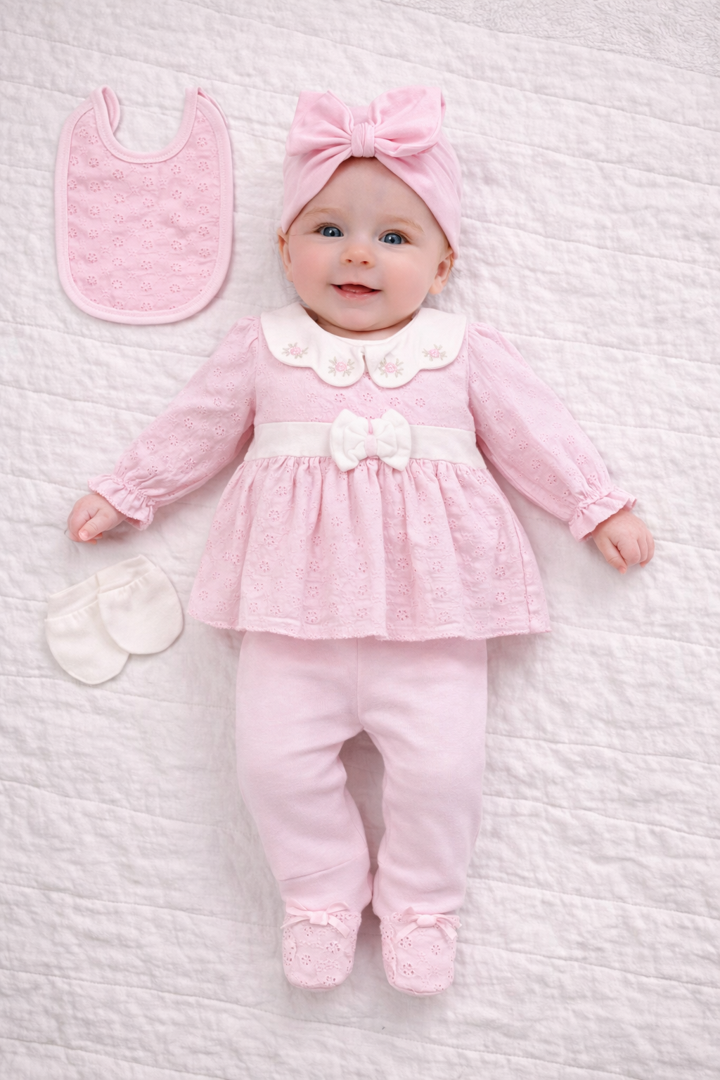 Completo Neonata Coordinato – Set Prima Nascita 100% cotone